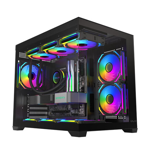 ASUS Ryzen R5 5600X/R5 7500F/7650GRE/5060TI/9060XT E-sports game desktop computer online game 3A host DIY assembly chicken black monkey game configuration eight 7500F-9060XT 8G 3A performance model