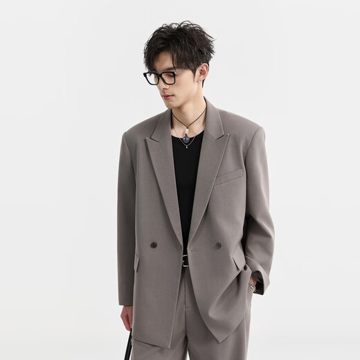 Earl Zall Tencel Wool High-Quality Spring and Autumn Loose Business Commuting Casual Suit Single Jacket Engagement Suit Thin Section