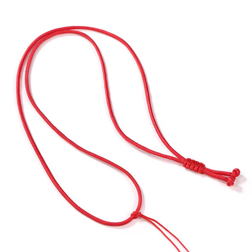 Handmade safety buckle pendant lanyard jade braided rope red rope hanging neck braided necklace rope jade pendant rope for women and men red rope