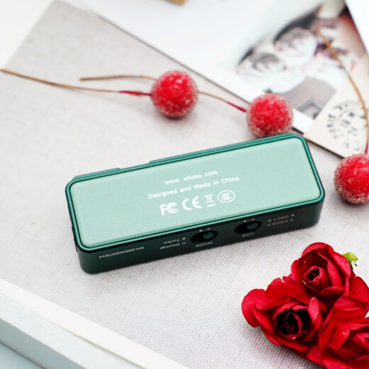 XDuoo Link2bal explosive version 270mW high thrust portable Android iPhone mobile phone small tail 4.4 balanced decoding amp cable explosive version green Android version ready for delivery