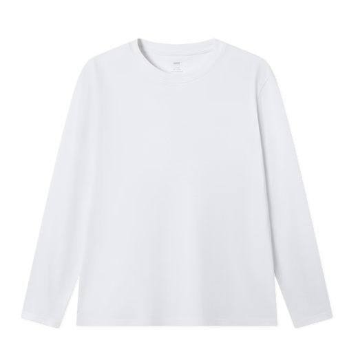 Made in Tokyo, couples pure cotton T-shirts, long-sleeved T-shirts for men and women, autumn new clothes, Su Chao bottoming shirt, white L