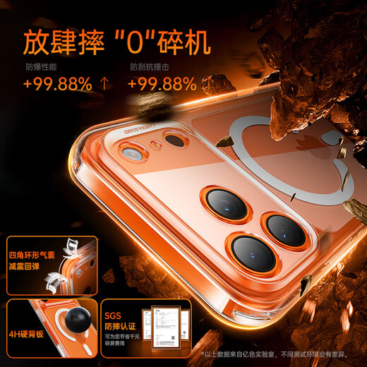 Yise soft-sided full-covered case, suitable for iPhone17promax mobile phone case, Apple 17pro protective cover, 17air transparent magsafe magnetic lens, all-inclusive, ultra-thin and anti-fall, dark blue, soft-sided case does not scratch the aluminum alloy host iPhone17Pro