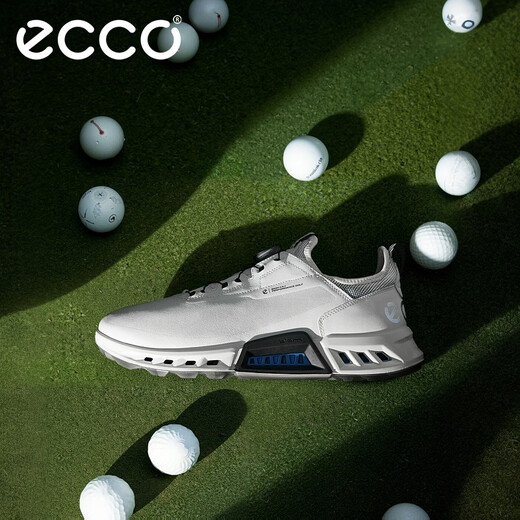 ECCO BIOM C4 golf shoes for men, waterproof and breathable sports shoes, Jianbu 130424, white 40 HL