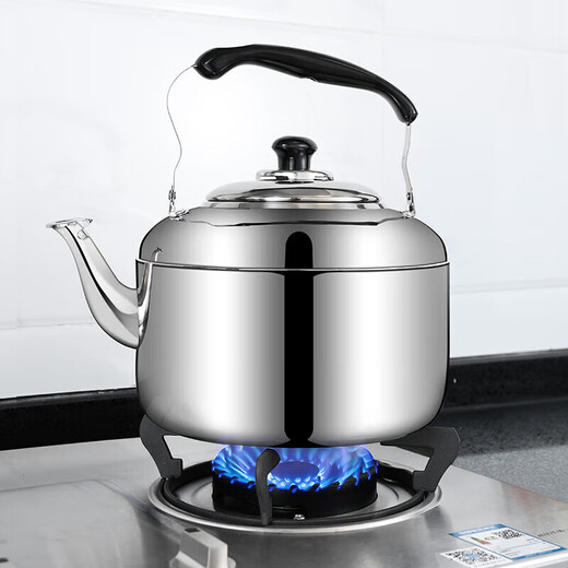 Fat Donglai Fat Donglai's same stainless steel whistle kettle large capacity whistle extra thick boiling kettle induction cooker coal water capacity 10Jin Jin is equal to 0.5kg extra thick food grade 31 1ml