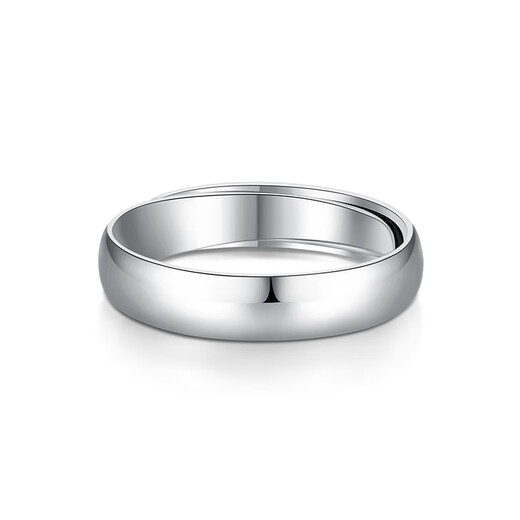 Mengjinyuan platinum ring PT950 platinum wide edge smooth plain ring couple wedding ring live/single piece