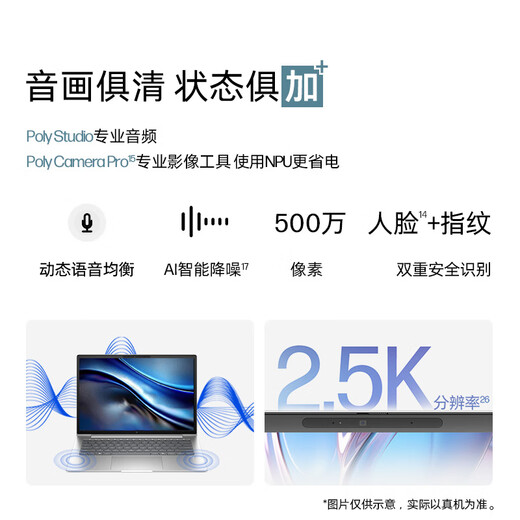 HP War 66+ Series 14-inch 2025 Thin and Light Office Laptop Second Generation Core Ultra7 255H 32G 1T 2.5K 1-year Accident Insurance National Subsidy