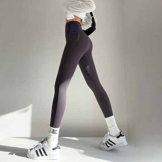 LULULOMDDW Summer Yoga Pants Women's Outerwear High Waist Peach Butt Lift Fitness Pilates Training Running Sports Pants Chestnut S