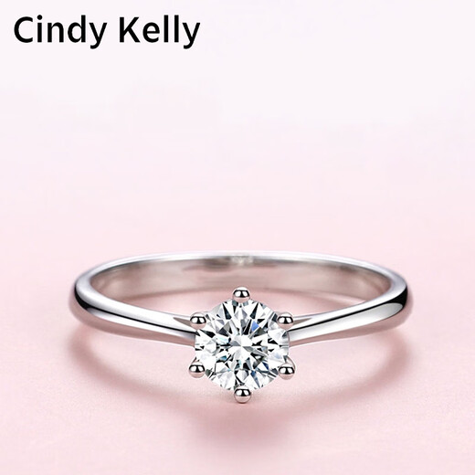 Cindy Kelly's exquisite light luxury women's diamond ring, high-end heartfelt proposal ring for wife, wedding anniversary birthday gift for girls, moissanite diamond ring with adjustable opening, practical and high-end gift for wife and girlfriend