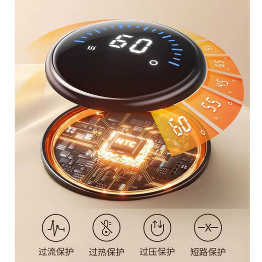 Xiaomi Buyi Hand Warmer Gemstone Inkjet Hand Warmer Bag Waterless Electric Hot Water Bottle Rechargeable Baby Warmer Great Aunt Magic Hot Compress Warmer Belly Warmer Thickened Explosion-proof Bed Special Winter Hand Warmer for Girls Flagship Edition Multifunctional Magic Carpet Temperament Gray Collect and add a purchase to get a free power bank Limited quantities available while supplies last