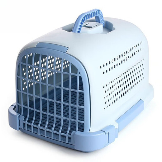 MODX Haustier-Flugbox, Katzenkäfig, tragbar, ausgehender Hundekäfig, tragbare Haustierbox, Katzen-Flugbox, Reisekarobox, einfach + Windelbrett, 15 Jin Jin entspricht 0,5 kg innen, Kaffeefarbe