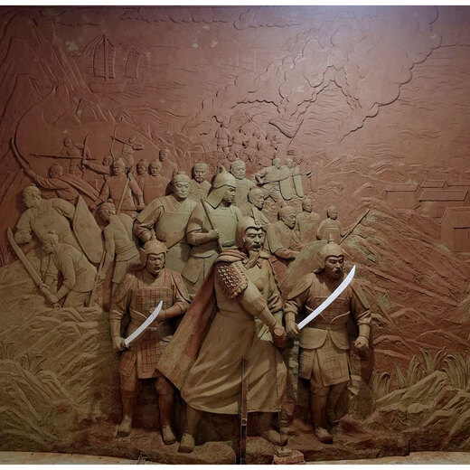 Wen Yijia relief fiberglass sculpture forged copper sandstone cast copper imitation copper figure campus mural plaque stone carving back copper relief 2