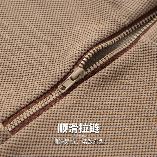 Hodo hoodless stand-up collar high-end sweatshirt for men in spring and autumn half-pull long-sleeved T-shirt business casual bottoming shirt