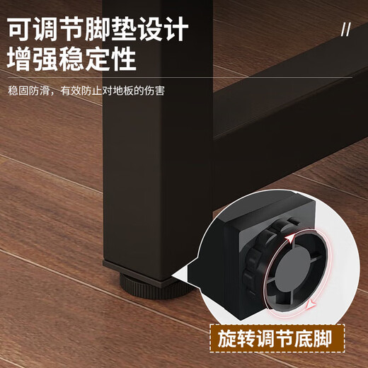 New appearance computer desk, gaming desk, solid wood desk, home desktop desk, study desk, writing desk, long table, 22MM extra thick panel, 140*60cm walnut color