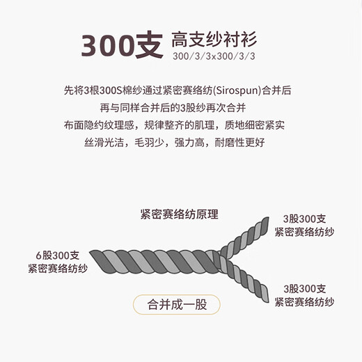 Shanshan (FIRS) 300 count satin cotton high-end DP no-iron shirt men's long-sleeved casual business light luxury shirt long-lasting white 300 count pure cotton + DP no-iron 40 (recommended 68-74kg)