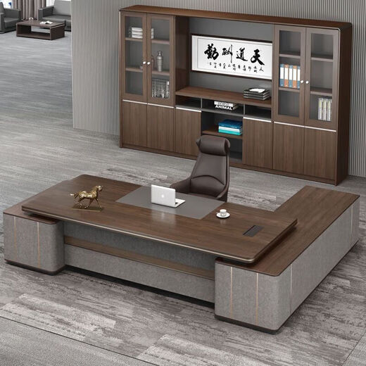 Creative boss desk light luxury office desk and chair combination office simple modern executive desk president manager desk furniture 1.8 boss desk