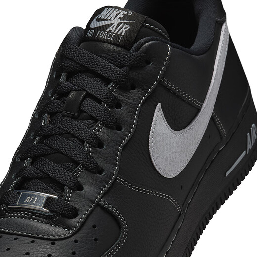 Nike NIKE Men's Air Force 1 AF1 New Year's Gift Sports Shoes HQ2037-006 Black Gray 42