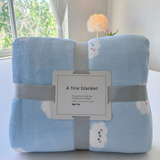 Sanqihu Milk Velvet Blanket Summer Air Conditioning Blanket Machine Washable Double Sided Velvet Sofa Cover Blanket Shawl Nap Blanket Four Seasons Little Daisy Premium Quality Inspected Health Care 100*120c Leg Cover Baby