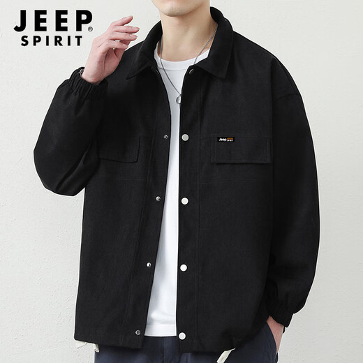 JEEP SPIRIT Jeep jacket men's winter velvet jacket men's windproof clothes versatile men's warm tops men's clothing