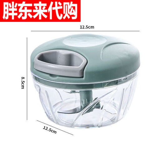 Fat Donglai's same style Yangma's large garlic artifact kitchen manual meat grinder vegetable cutter household garlic garlic green grass medium three knives