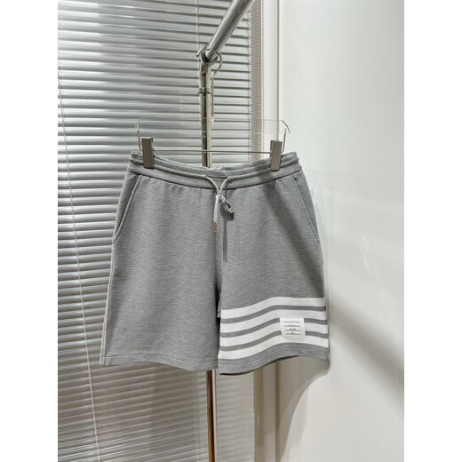 Tom Brown 2025 new summer DUFF four-bar capsule shorts for men and women, loose casual pure cotton striped five-quarter pants, navy blue, one size fits all 1