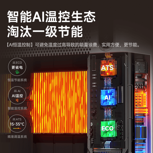 Panasonic graphene heater home heater whole house heating fast heating electric heating artifact European fast heating furnace large area whole house convection living room electric heater DS-A216ECW