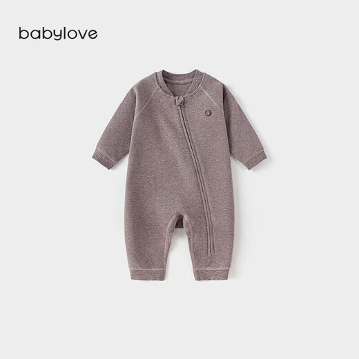 Babylove baby jumpsuit spring and autumn oblique zipper romper clothing for men and women baby casual outing home clothes