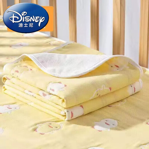 Disney (Disney) Class A pure cotton gauze diaper pad for infants and children waterproof and washable diaper pad, aunt pad, mattress, newborn supplies, gauze, blue color cloud, 30*40cm, five pack