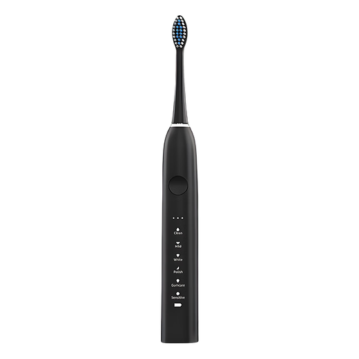 Xiaomi electric toothbrush for adults with soft bristles, gum protection, smart sonic charging, fully automatic metal shaft, 18 gears, waterproof couple model, carbon black, with 4 brush heads