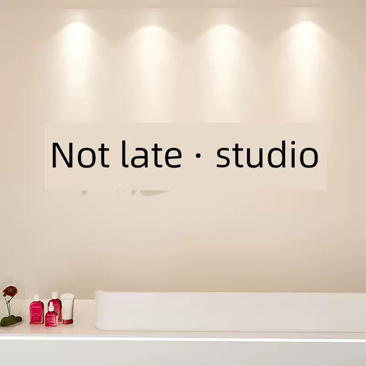 Yusenyi 3D three-dimensional wall sticker word acrylic beauty salon front store name background wall decoration studio logo Pilates Life Center black