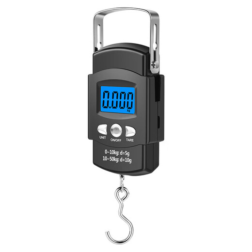 50kg portable electronic scale with tape measure, rechargeable portable scale, crane scale, express scale, luggage scale, fishing scale, Chinese unit/rechargeable + battery dual-use model/with tape measure