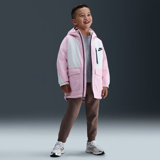 NIKE Toddler Three-Proof Work Jacket Winter Boys Warm Water-Repellent Jacket NIKE TECH IR0021