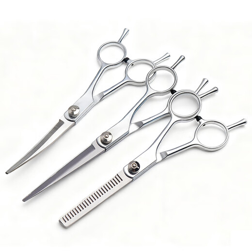 Tanizaki pet scissors set, grooming and styling shearing tools, scissors, steel comb