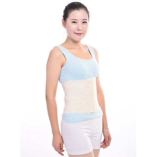Universal Breathable Belly Belt Fully Elastic Corset Waist Fixing Belt Surgical Postpartum Belly Belt Adjustable Tightness M