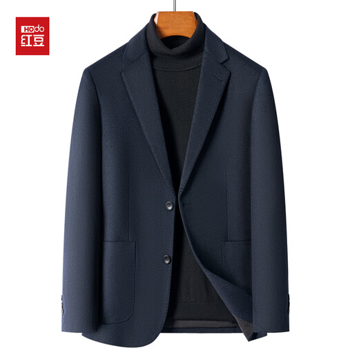 Hongdou Wool Suit High-end Casual Suit Men's 2025 New Autumn and Winter Suit Jacket Black M