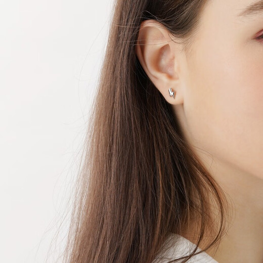 Chow Sang Sang Pt950 Platinum Let's Play Series Ear Play Lightning Diamond Single Stud Earring 92121E Pricing