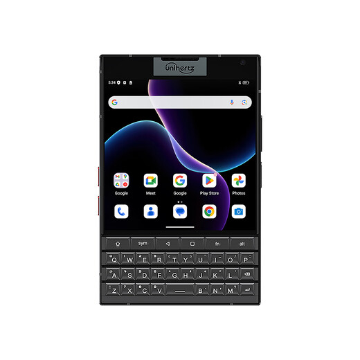 Unihertz Titan 2 Titan 2 large square screen smartphone secondary screen back screen dual SIM dual standby full keyboard ultra-thin business phone black 12GB+512GB (National Bank version)