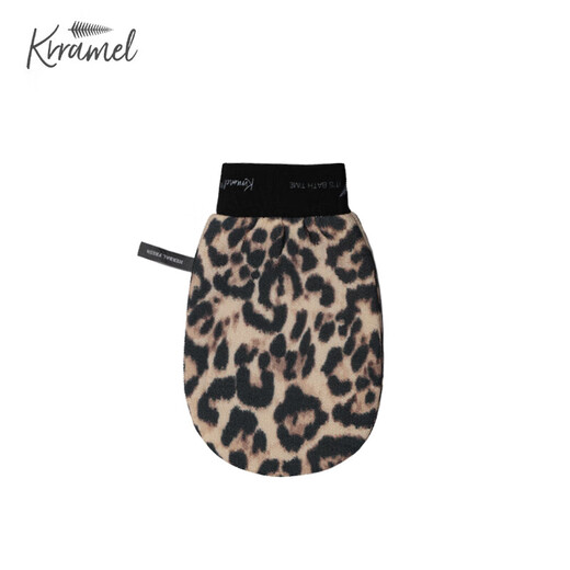 KRRAMEL bath towel for women, strong rub ash bath towel, clean and not hurt the skin, Sicilian leopard print series sauna model