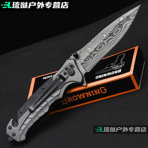 Dion Swiss sergeant's knife self-defense cold weapon knife sharp heavy-duty knife portable military special blade dark gray