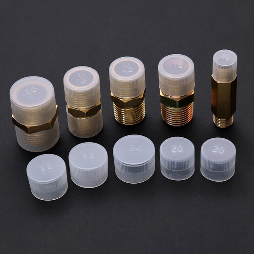 He Jiagong thread protective sleeve plastic pipe cap cover external thread plastic sleeve bolt sleeve screw protective cap M1 M6 500 pieces inner diameter 5.9mm height 11mm