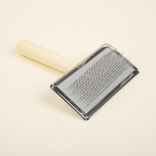 Jingdong Express Steel Pin Comb for Pet Dogs and Cats Samoyed Golden Retriever Comb Large Dog Grooming Brush Pet Comb - Extra Large - 1 pc