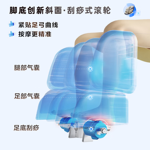 Rongtai Massage Chair Home Full Body Massage Chair Fully Automatic Space Capsule Zero Gravity Top Ten Massage Chair Brands 2025 Subsidy for Elderly Healthy Massage Sofa A39 Sand Color