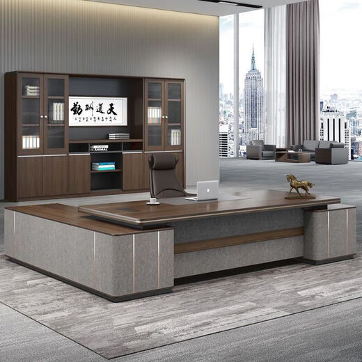 Creative boss desk light luxury office desk and chair combination office simple modern executive desk president manager desk furniture 1.8 boss desk