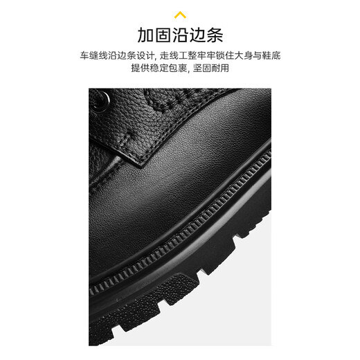 Hailan House HLA Leather Shoes Men's First Layer Cowhide Shoes Men's Autumn and Winter Formal Business Casual Shoes Men 010A Black 42