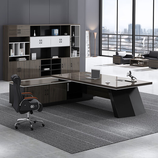 Shengli Boss Desk President Executive Desk Simple Manager Supervisor Single Office Desk and Chair Combination One Front Chair