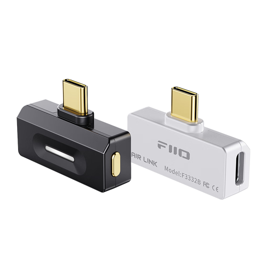 FiiO Air Link Portable HD Bluetooth Transmitter LDAC, aptX Lossless Transmitter Bluetooth 6.0 Air Link Silver