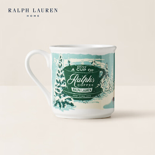 RALPH LAUREN Ralph s Coffee Holiday Scene Mug (1 Pack) 999-Multicolor MUG
