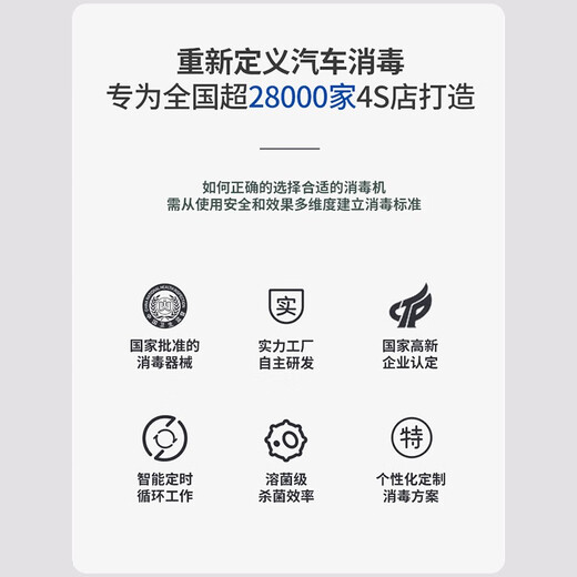 Feili Automobile Intelligent Ozone Disinfection Machine Negative Ion Air Disinfection, Sterilization and Deodorization Generator FL-805QS FL-805QS (4S/Auto Repair/Beauty Shop Disinfection)