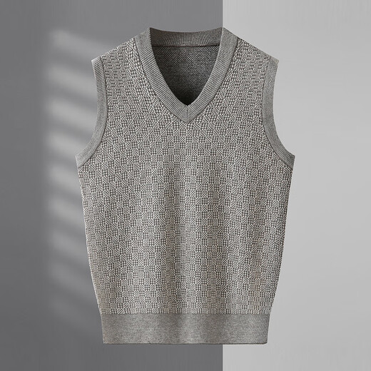 Xiaofu men's autumn and winter warm clothes dad's velvet thickened sweater vest vest middle-aged and elderly bottoming shirt men's winter