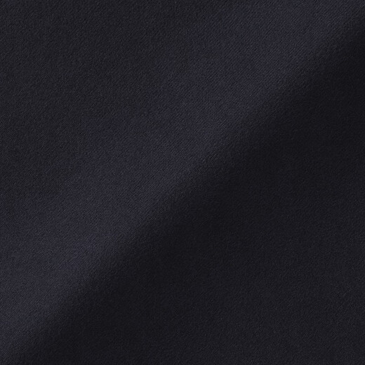 MUJI Women's Flannel Stand Collar Long Sleeve Blouse Women's Plaid Shirt Shirt Women's 25 Winter BC2OHC5A Dark Navy S (155/80A)