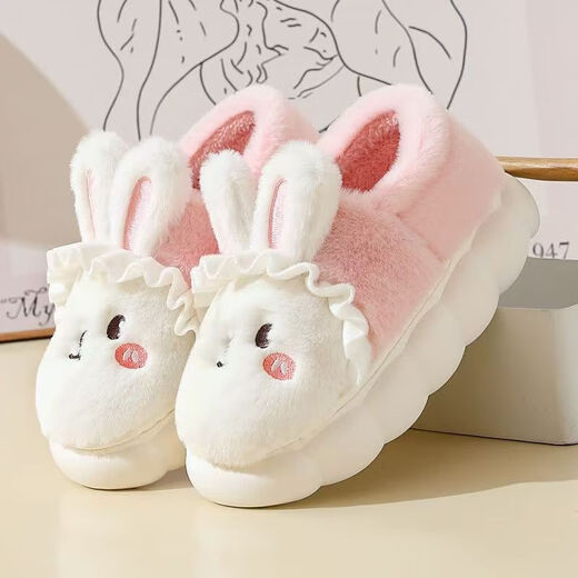 2025 Thick-soled Children's Cotton Shoes for Boys and Girls Home Indoor Non-Slip Home Warm Baby Parent-Child Cotton Slippers Upgraded Dark Gray Cotton Shoes 12 Size 36/37 Adult Children